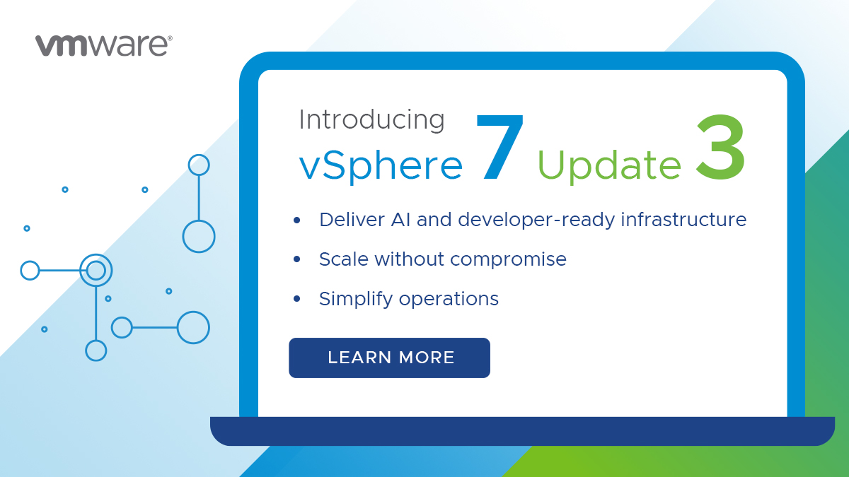vSphere 7 Update 3 - What&#39;s New | VMware